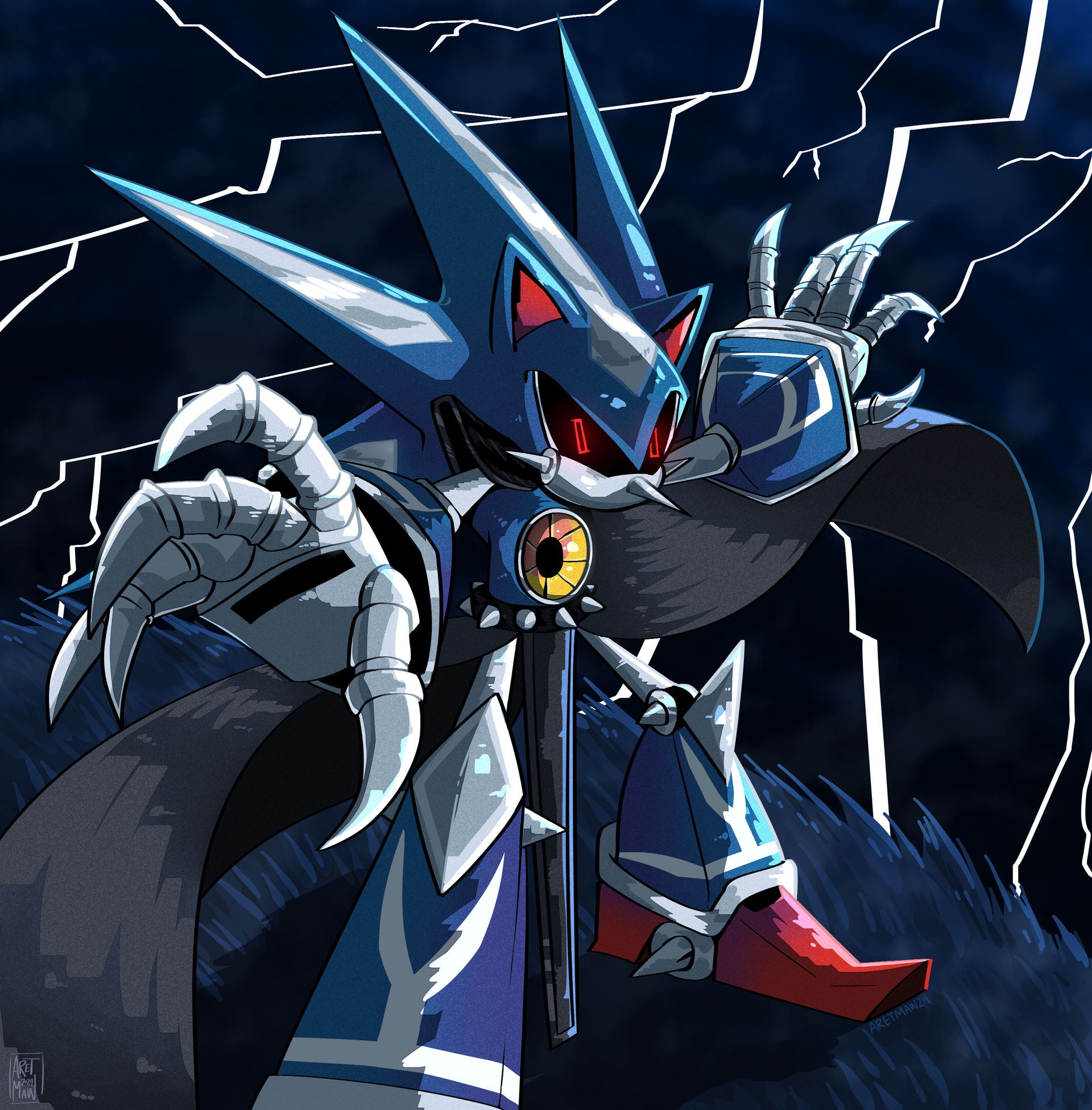Neo Metal Sonic By AretMaw On DeviantArt Neo metal sonic by aretmaw on deviantart