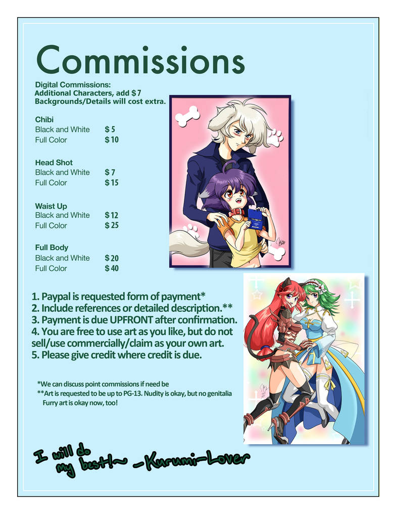 Commissions2 by Kurumi-Lover Commissions2 by Kurumi-Lover