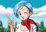 Christmas Portrait 2: Bulma by Kurumi-Lover
