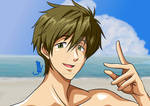 Christmas Portrait 6: Makoto by Kurumi-Lover