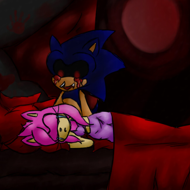 Sonic EXE X Amy by SweetSilvy on DeviantArt