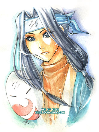 Haku in watercolor