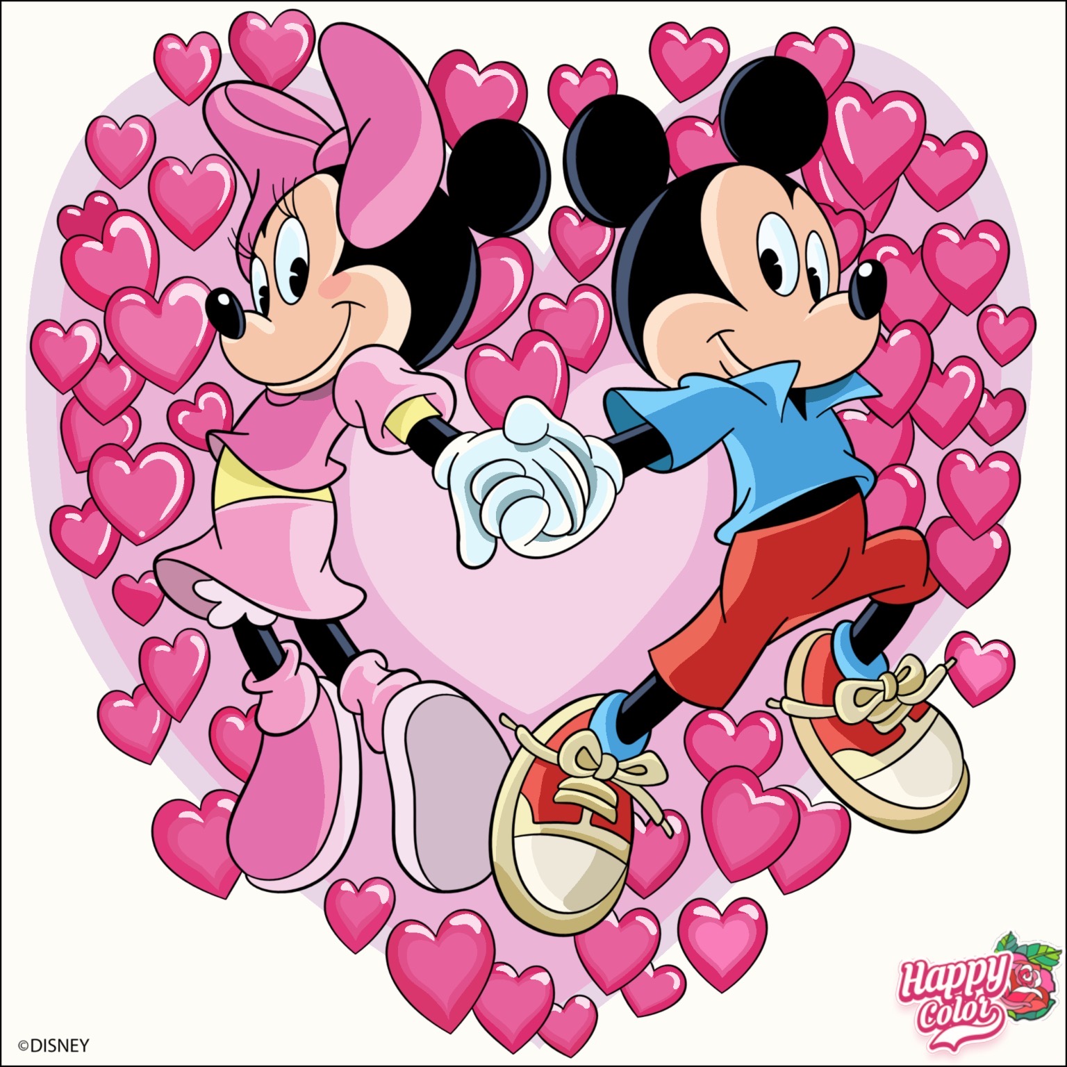 Mickey Minnie in Valentine's Day by pollypinit on DeviantArt
