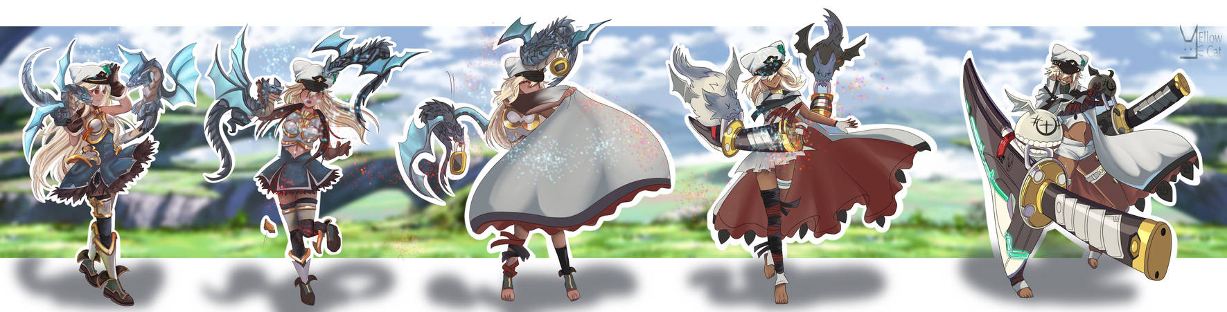 Zooey to ramlethal by YellowCatArt98 on DeviantArt