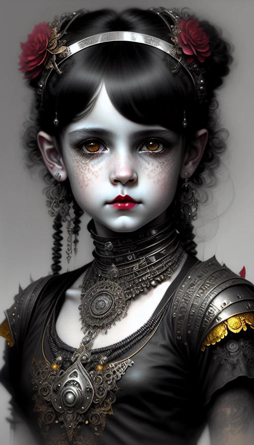 Little Rococo Punk Girl serie by lorenzoCardoso on DeviantArt