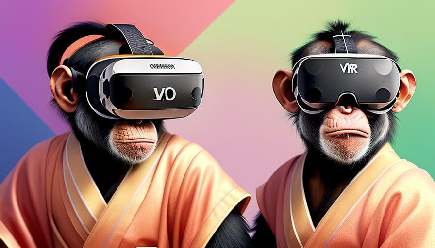 VR Chimps set by lorenzoCardoso on DeviantArt