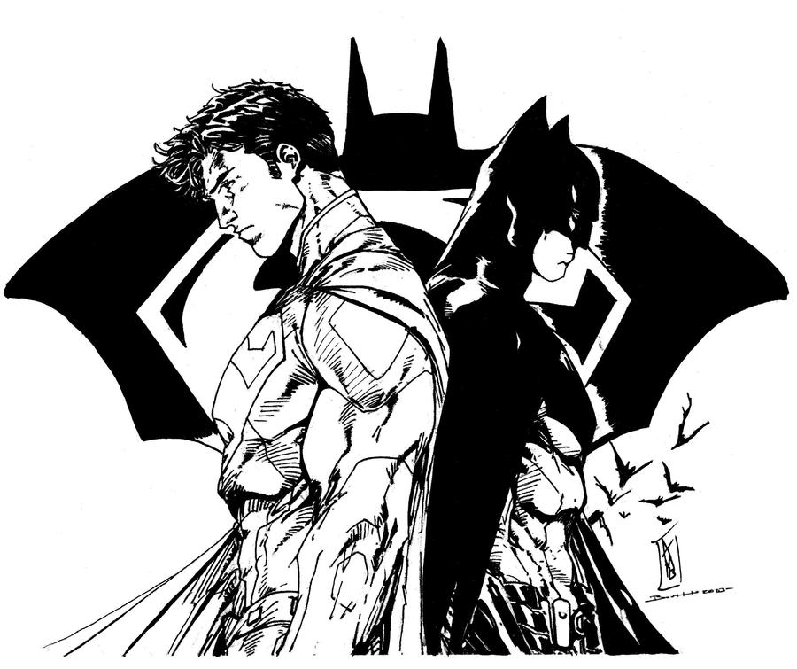 Superman/Batman (Brett Booth Inks) by SupermanOfToday on DeviantArt