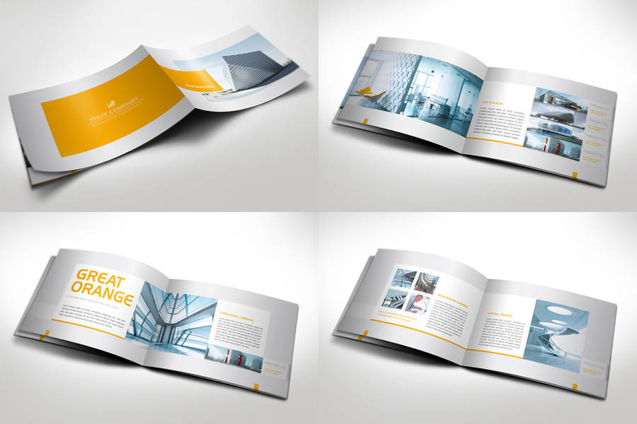 Modern Horizontal Brochure by Mikingers