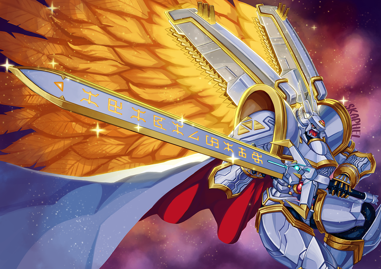 Alphamon: Seiken -OMEGA- by Skaphel on DeviantArt