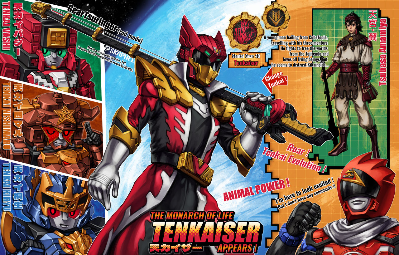 Tenkaiser Weapon Animal Power ! Tenkaiser Appears ! by Skaphel on DeviantArt