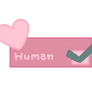 Pink Heart Character Buttons Yes