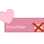 Pink Heart Character Buttons No