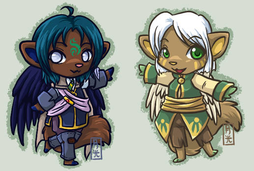 Chibi: Aegis and Adi