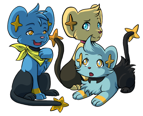 Shinx Pmd PMD: Shinx Trio by tsukino-hikaru on DeviantArt