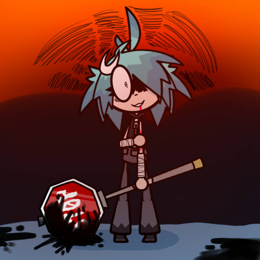True Insanity Model True Insanity (CW: Blood) by BittyByBunn on DeviantArt