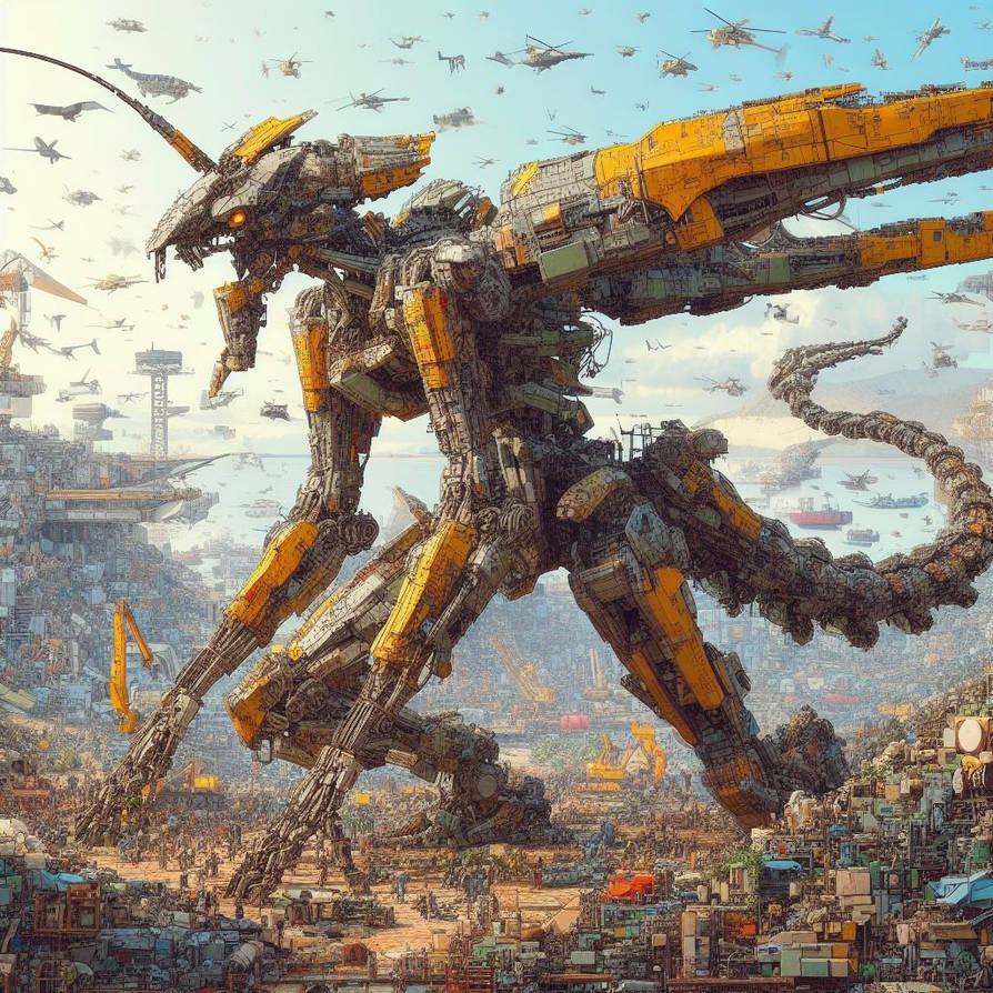 Deviantart Robot Insect Concept Art - Insectoid Robots 35 by telles0808 on DeviantArt