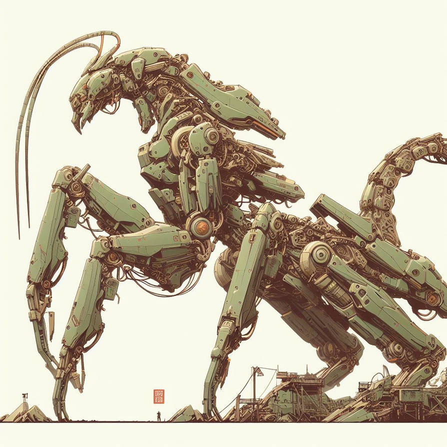 Concept Art - Insectoid Robots 37 by telles0808 on DeviantArt