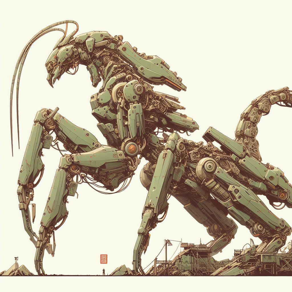 Cyborg Insectoid Concept Art - Insectoid Robots 37 by telles0808 on DeviantArt
