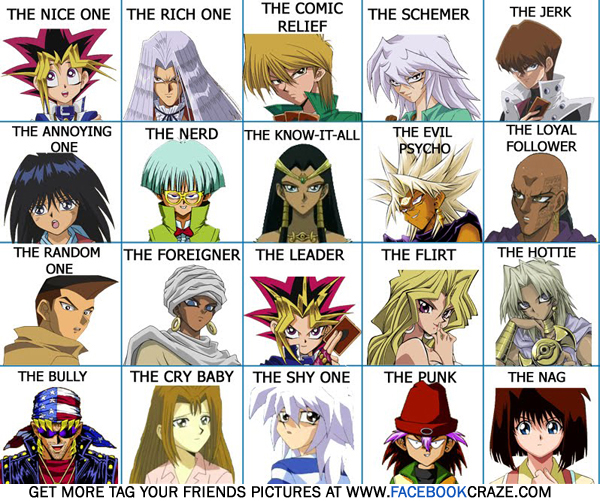 My charts for some of the Yu-Gi-Oh series. What would be yours