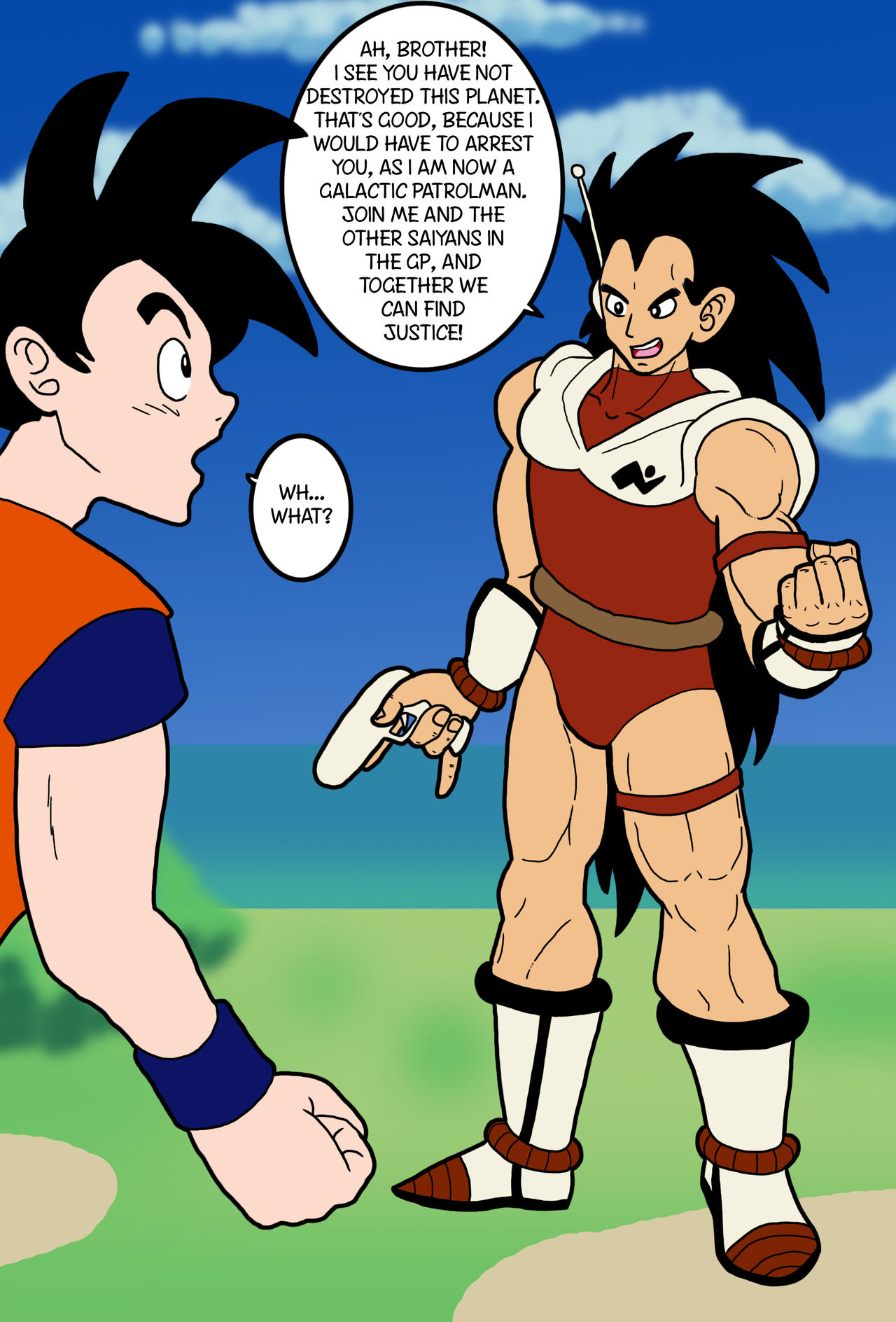 Where were Vegeta, Nappa, and Raditz when their planet was