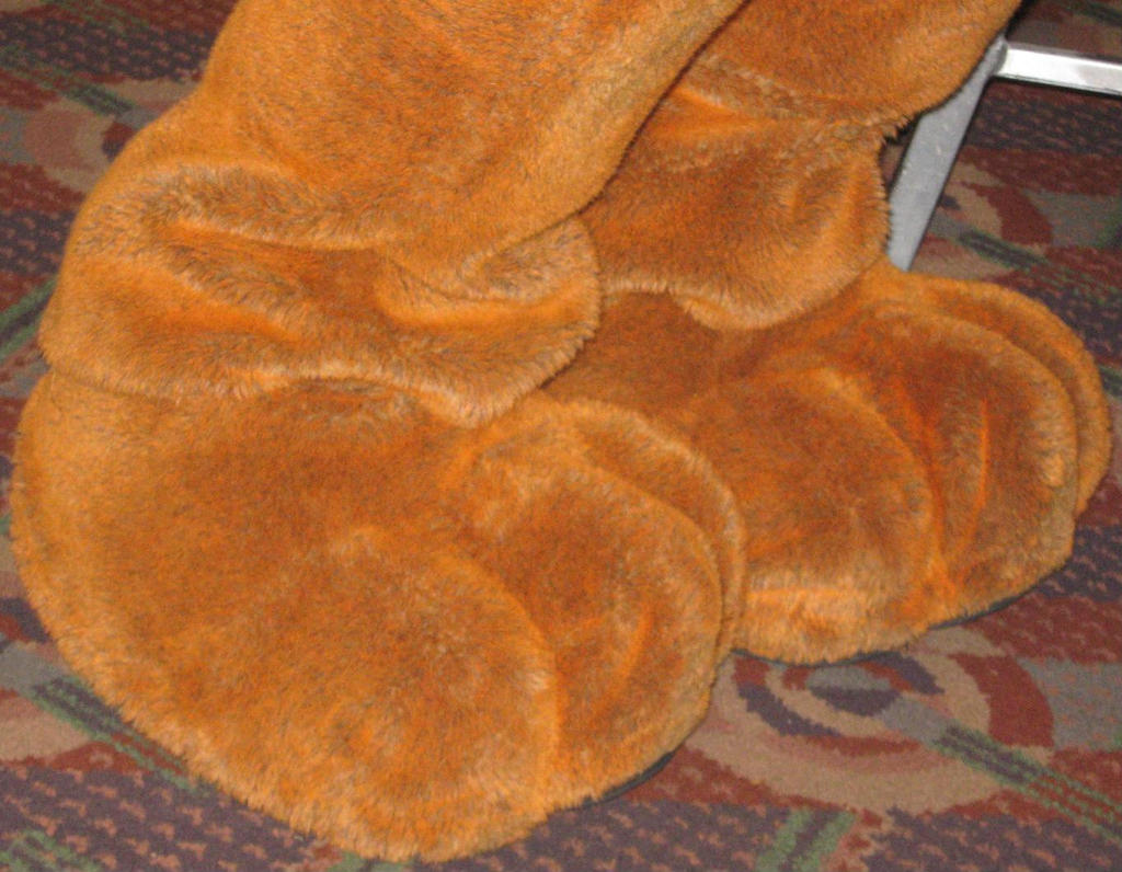 Enormous Lion Costume Feet