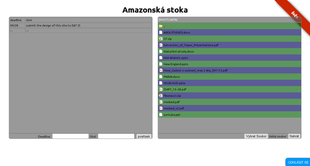 Student file and task sharing web app by matt-adams