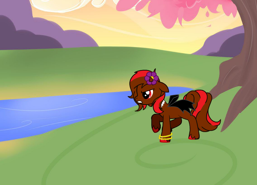 Nacho as a pony