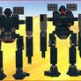 Black Robot Mecha