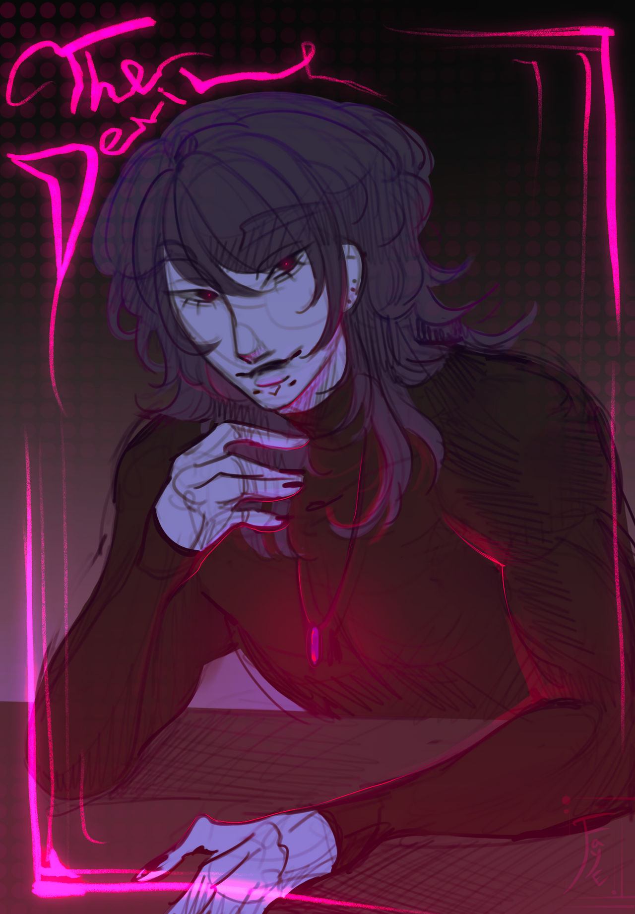 Devil Computer Oc The devil | OC sketch by FAYE-00 on DeviantArt