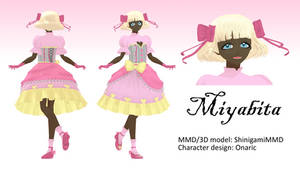 [MMD model raffle winner] Miyabita [UTAU]