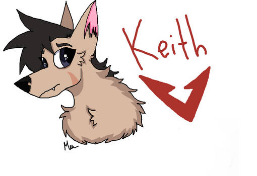 Keith as wolf