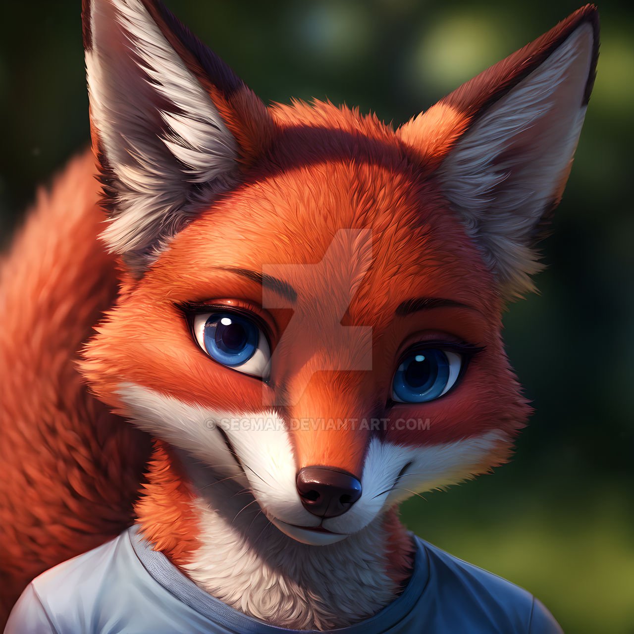 Fox Closeup by Secmar on DeviantArt