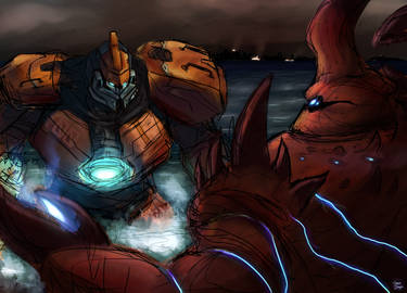 Mecha ZERO Sion VS Giant Enemy Crabgot