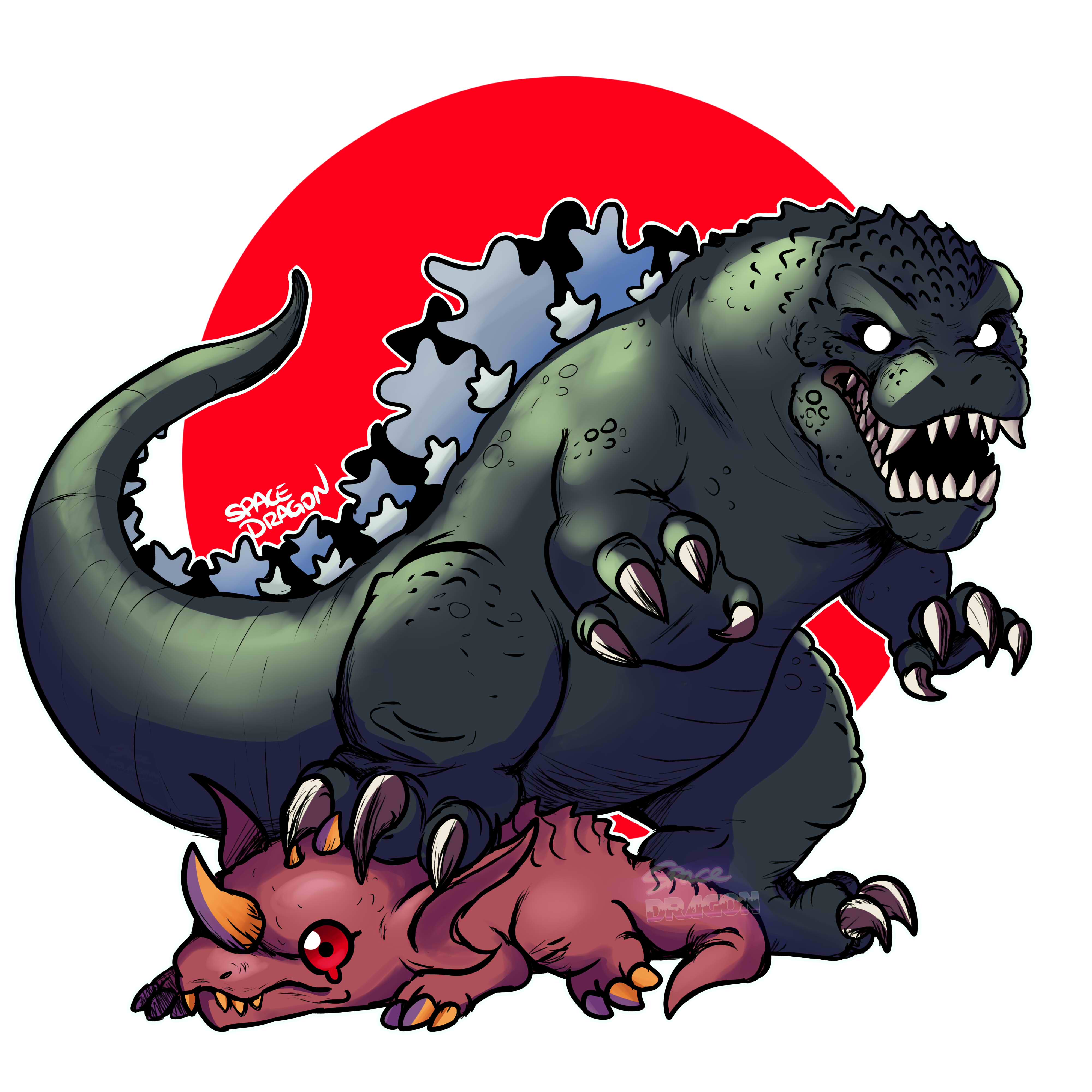 Mini Gozilla Mini GMK Godzilla by SpaceDragon14 on DeviantArt