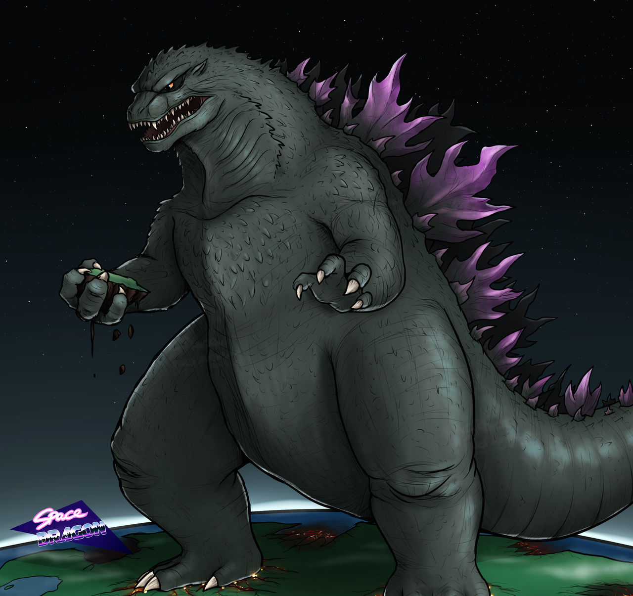 Godzilla Earth by SpaceDragon14 on Newgrounds