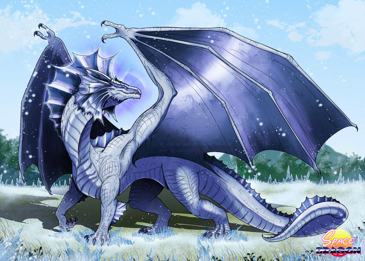 Silver Dragon by SpaceDragon14 on DeviantArt