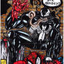 Venom kills spiderman commission