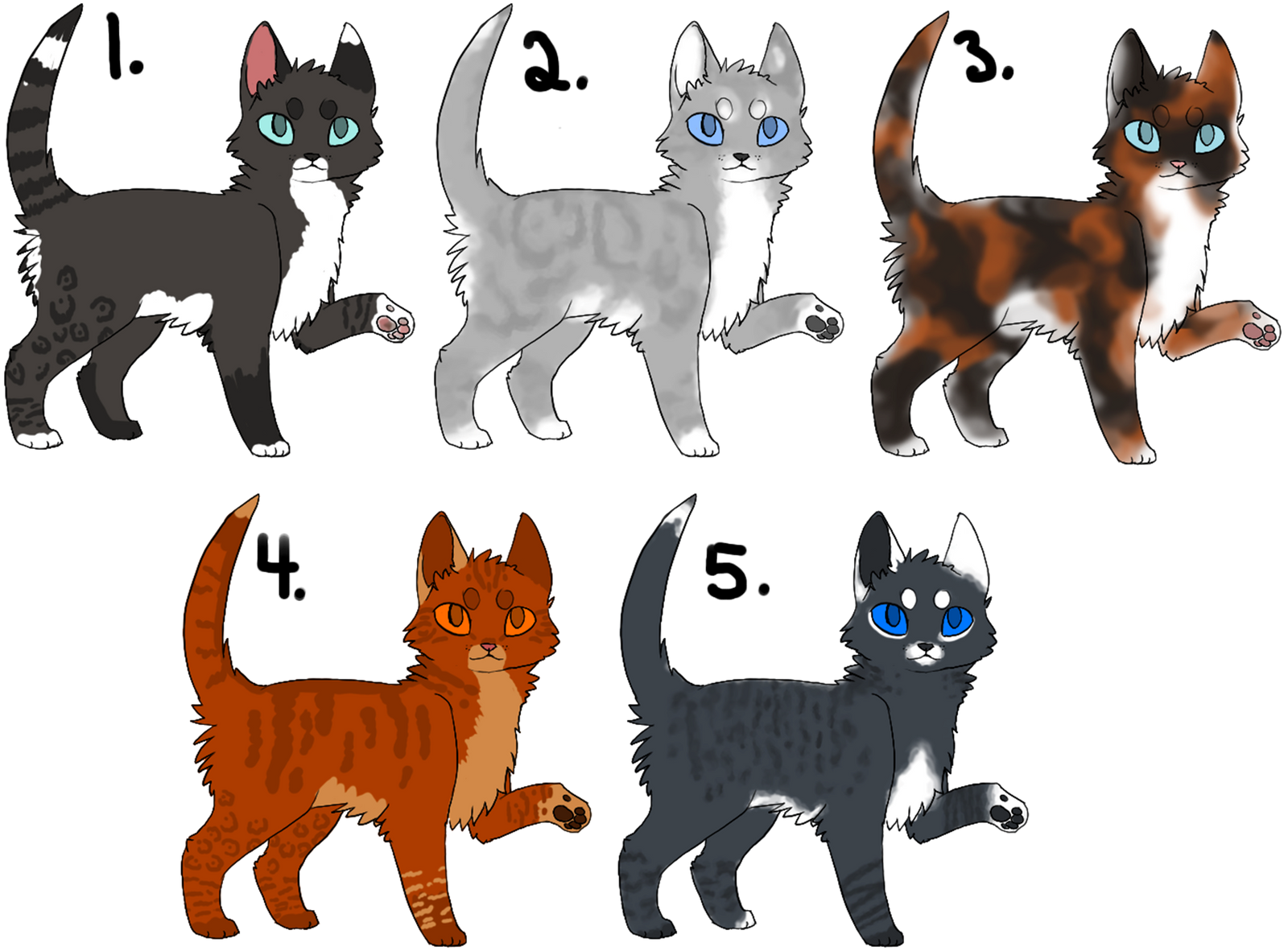 Cat Adoptables ~Sheet 3~ CLOSED