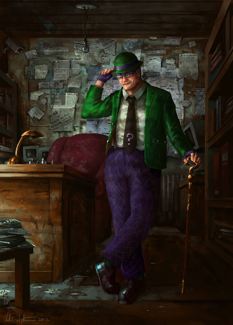Tuesday The Riddler The Riddler by Vablo on DeviantArt