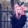 goth bunny smoker