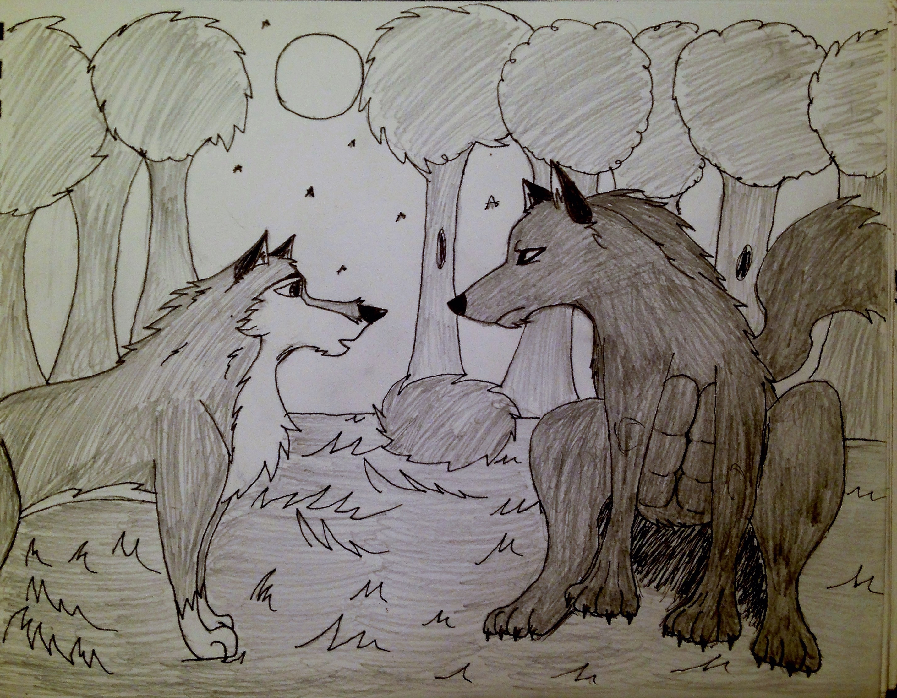 Balto: Cursed Soldier Fanart - First Meeting