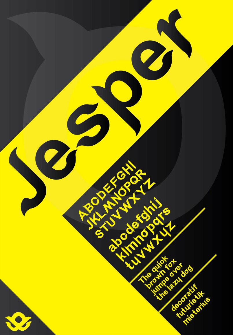 jesper font poster