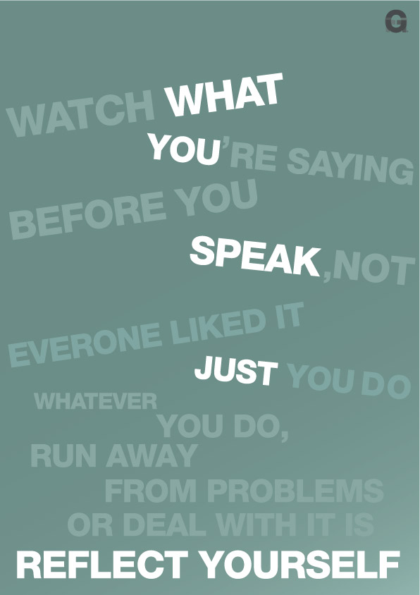 what you speak