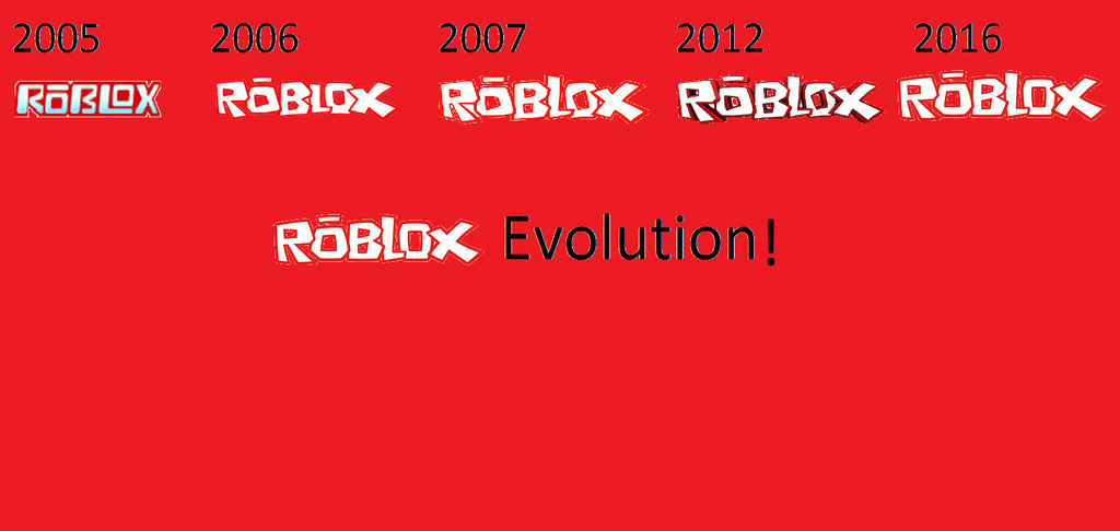 Roblox Logo Evolution 