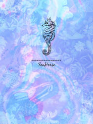 Seahorse phone wallpaper