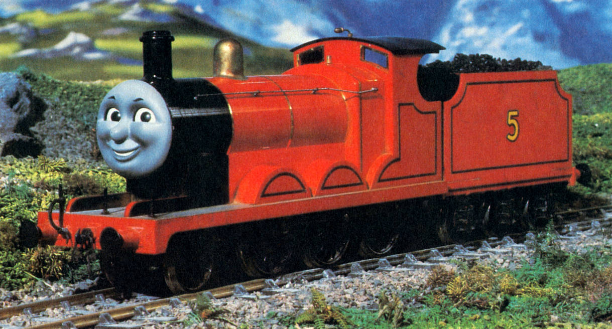 James The Red Engine by JamesDELLIS on DeviantArt