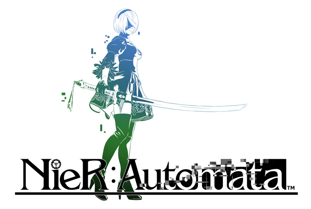Nier Automata Final Fantasy Logo by Cuddlep00p