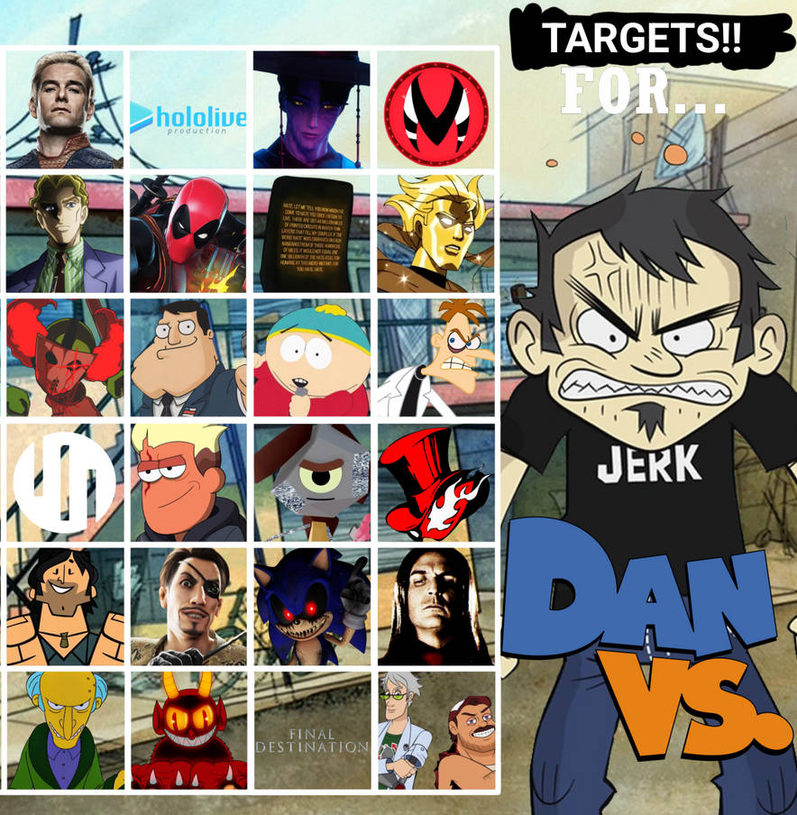 Targets For Dan Mendel by edeerr222 on DeviantArt