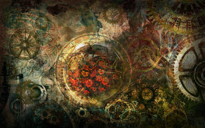 Steampunk Wallpaper Collage