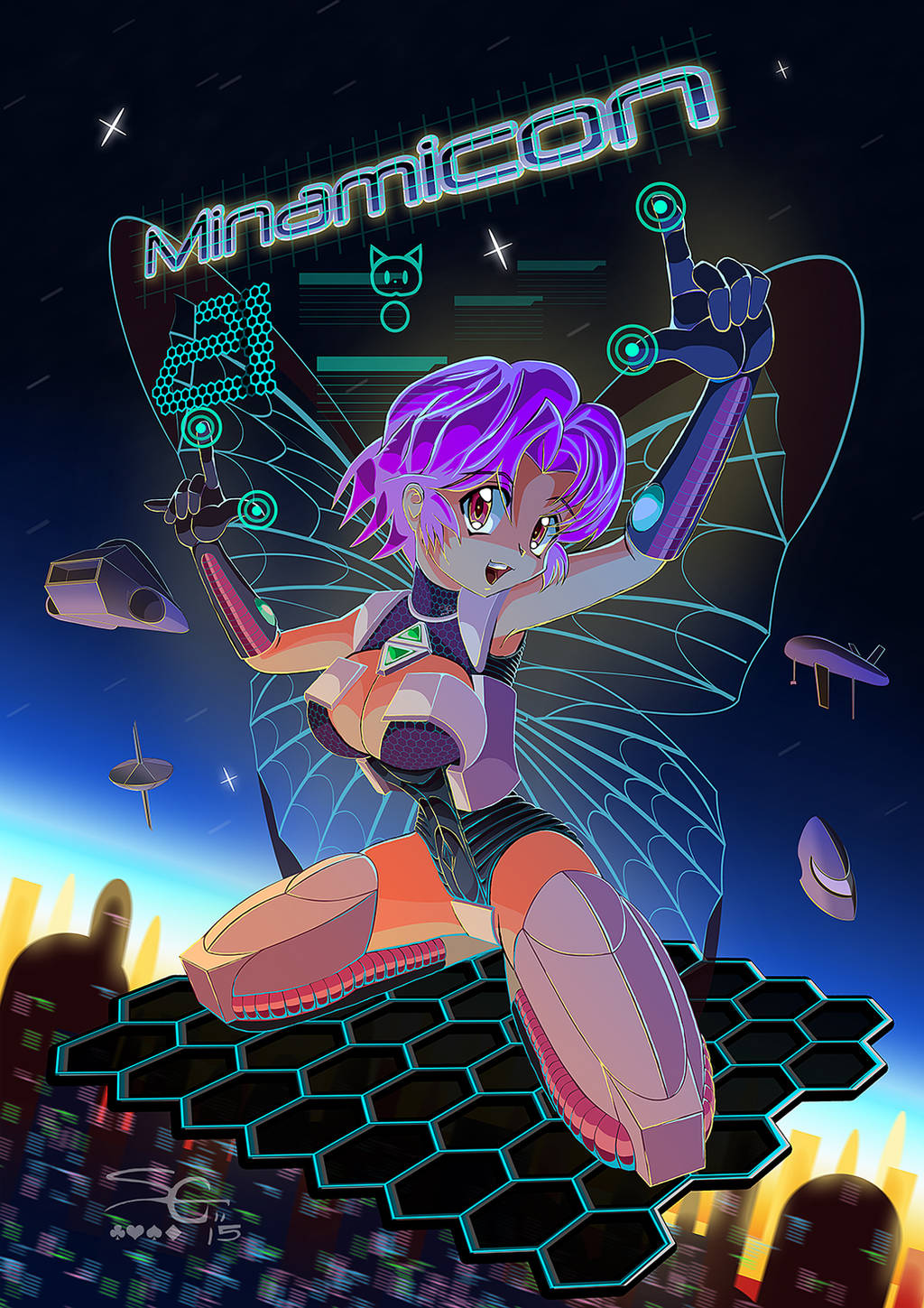 Minamicon 21 Conbook Cover by sketchiegambit